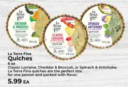 Sunset Foods La Terra Fina Quiches offer