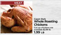 Sunset Foods Capon Style Whole Roasting Chickens offer