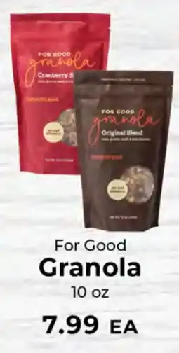 Sunset Foods For Good Granola offer