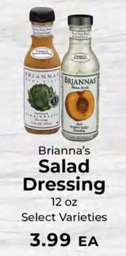 Sunset Foods Brianna's Salad Dressing offer