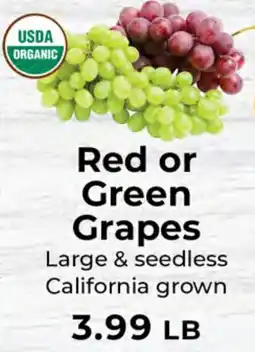 Sunset Foods Red or Green Grapes offer