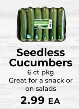 Sunset Foods Seedless Cucumbers offer