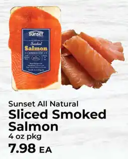 Sunset Foods Sunset sliced smoked salmon offer