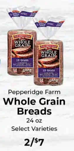 Sunset Foods Pepperidge Farm Whole Grain Breads offer