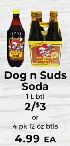 Sunset Foods Dog n Suds Soda offer