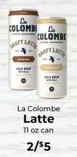 Sunset Foods La Colombe Latte offer