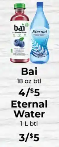 Sunset Foods Bai offer