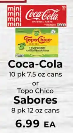 Sunset Foods Coca-Cola Topo Chico Sabores offer