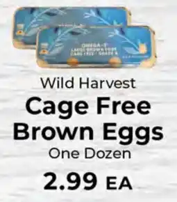 Sunset Foods Wild Harvest cage free brown eggs offer