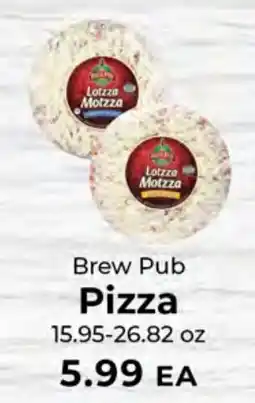 Sunset Foods Brew Pub Pizza offer