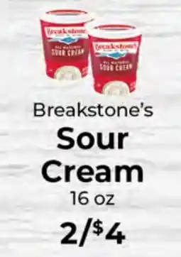 Sunset Foods Breakstone's sour cream offer
