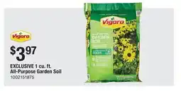 The Home Depot EXCLUSIVE 1 cu. ft. All-Purpose Garden Soil offer