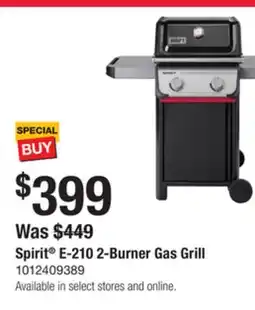 The Home Depot Weber Spirit E-210 2-Burner Gas Grill offer