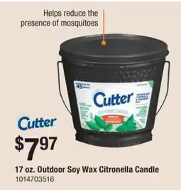 The Home Depot 17 oz. Outdoor Soy Wax Citronella Candle offer