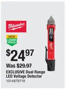 The Home Depot EXCLUSIVE Dual Range LED Voltage Detector offer