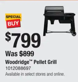 The Home Depot TRAEGER Woodridge Pellet Grill offer