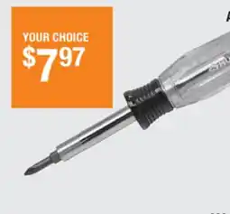 The Home Depot HUSKY A. 6-in-1 Screwdriver offer