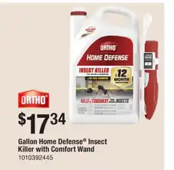 The Home Depot Gallon Home Defense Insect Killer with Comfort Wand offer