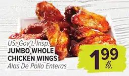 Cermak Fresh Market US. Gov't Insp. JUMBO WHOLE CHICKEN WINGS offer