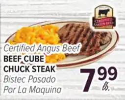 Cermak Fresh Market Certified Angus Beef BISTEC PASADO Por La Maquina offer