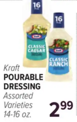 Cermak Fresh Market Kraft POURABLE DRESSING offer