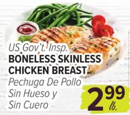 Cermak Fresh Market US Gov't Insp. BONELESS SKINLESS CHICKEN BREAST offer