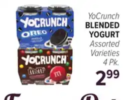 Cermak Fresh Market YoCrunch BLENDYOGURT offer
