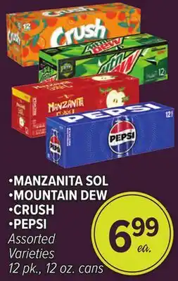 Cermak Fresh Market •MANZANITA SOL •MOUNTAIN DEW •CRUSH •PEPSI offer