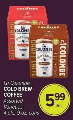 Cermak Fresh Market La Colombe COLD BREW COFFEE offer