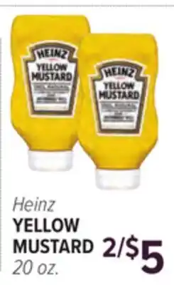 Cermak Fresh Market Heinz YELLOW MUSTARD offer