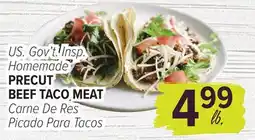 Cermak Fresh Market U.S. Gov't Insp. Homemade PRECUT BEEF TACO MEAT offer