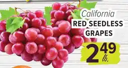 Cermak Fresh Market California RED SEEDLESS GRAPES offer