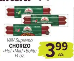 Cermak Fresh Market V&V Supremo CHORIZO offer
