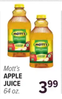Cermak Fresh Market Mott's APPLE JUICE offer