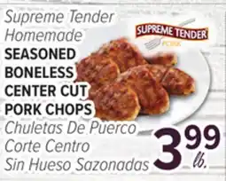 Cermak Fresh Market Supreme Tender Homemade SEASONED BONELESS CENTER CUT PORK CHOPS offer