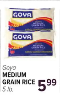 Cermak Fresh Market Goya MEDIUM GRAIN RICE offer