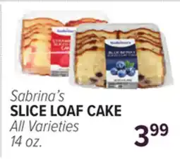 Cermak Fresh Market Sabrina's SLICE LOAF CAKE offer