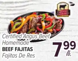 Cermak Fresh Market Certified Angus Beef Homemade BEEF FAJITAS offer