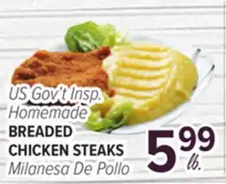Cermak Fresh Market US Gov't Insp. Homemade BREADED CHICKEN STEAKS offer