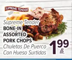 Cermak Fresh Market Supreme Tender BONE-IN ASSORTED PORK CHOPS offer