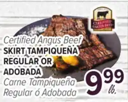 Cermak Fresh Market Certified Angus Beef SKIRT TAMPIQUEÑA REGULAR OR ADOBADA offer