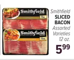 Cermak Fresh Market Smithfield SLICED BACON offer