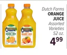 Cermak Fresh Market Dutch Farms ORANGE JUICE offer
