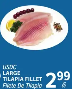 Cermak Fresh Market USDC LARGE TILAPIA FILLET offer
