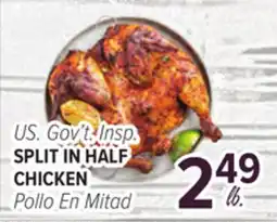 Cermak Fresh Market U.S. Gov't Insp. SPLIT IN HALF CHICKEN offer
