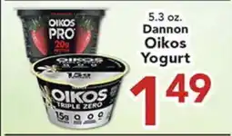 Eurofresh Market 5.3 oz. Dannon Oikos Yogurt offer