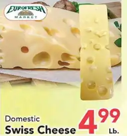 Eurofresh Market Domestic Swiss Cheese offer