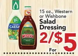 Eurofresh Market 15 oz., Western or Wishbone Salad Dressing offer