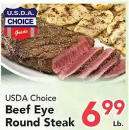 Eurofresh Market USDA Choice Beef Eye Round Steak offer