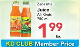 Eurofresh Market Zana Mia Juice offer